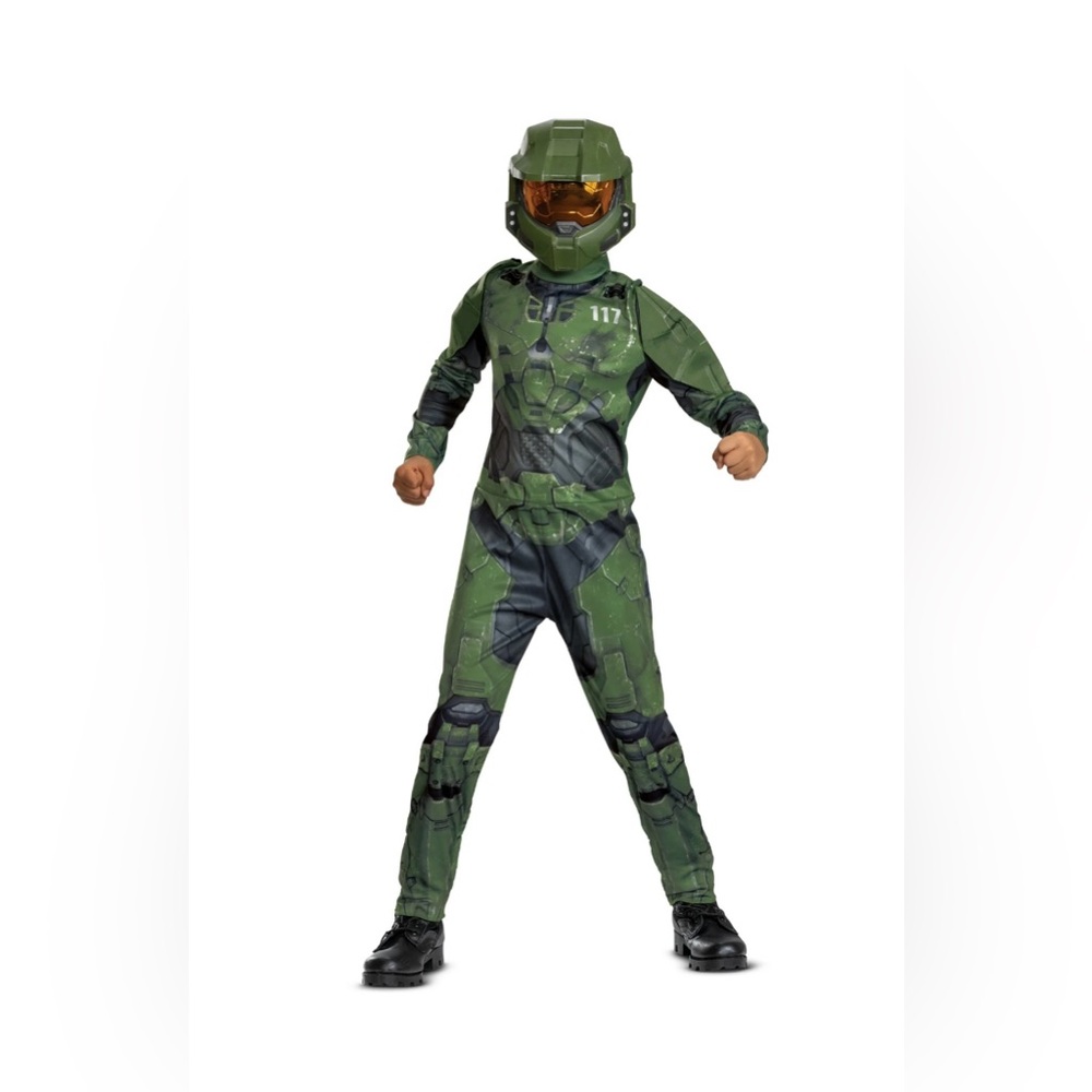 Halo Master Chief Costume for Children, Boys Large 10-12